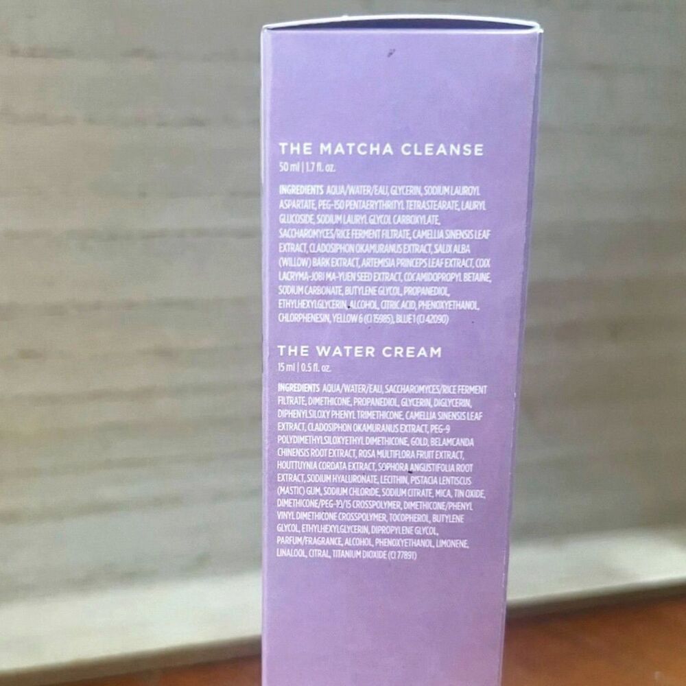 Tatcha Clarifying Cleanse + Hydrate Set  — The Matcha Cleanse + The Water Cream - Picture 3 of 5
